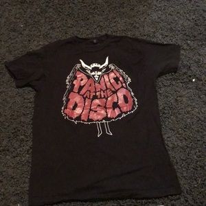Black “Panic! at the Disco” t-shirt